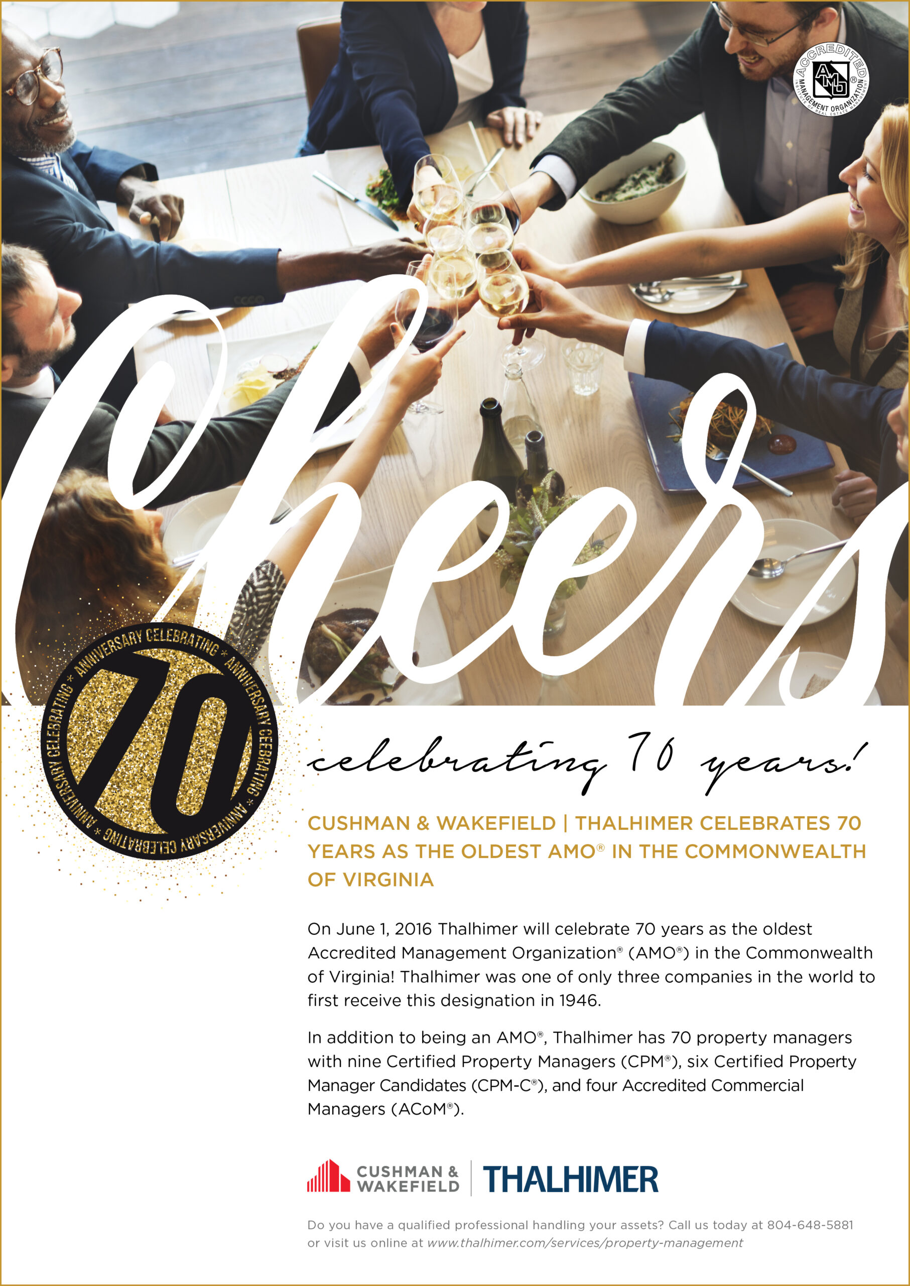 AMO_70 Years_Eblast