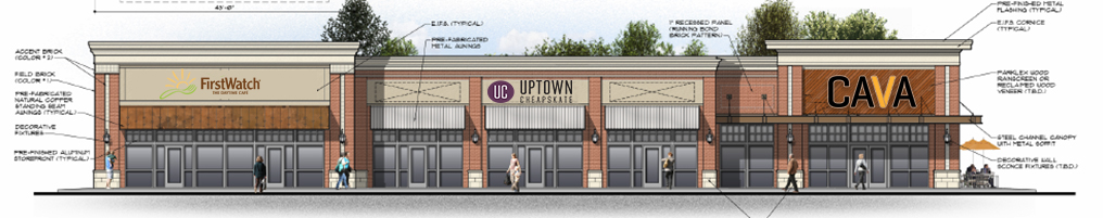 Building B Facade Rendering