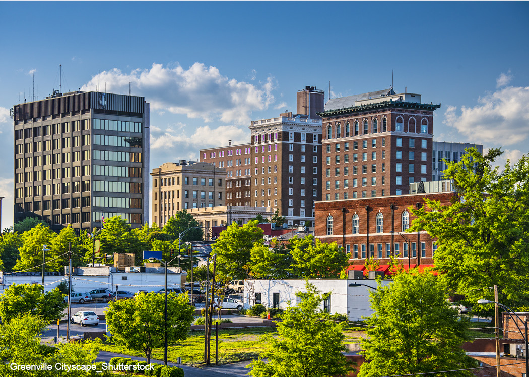Greenville cityscape_Shutterstock