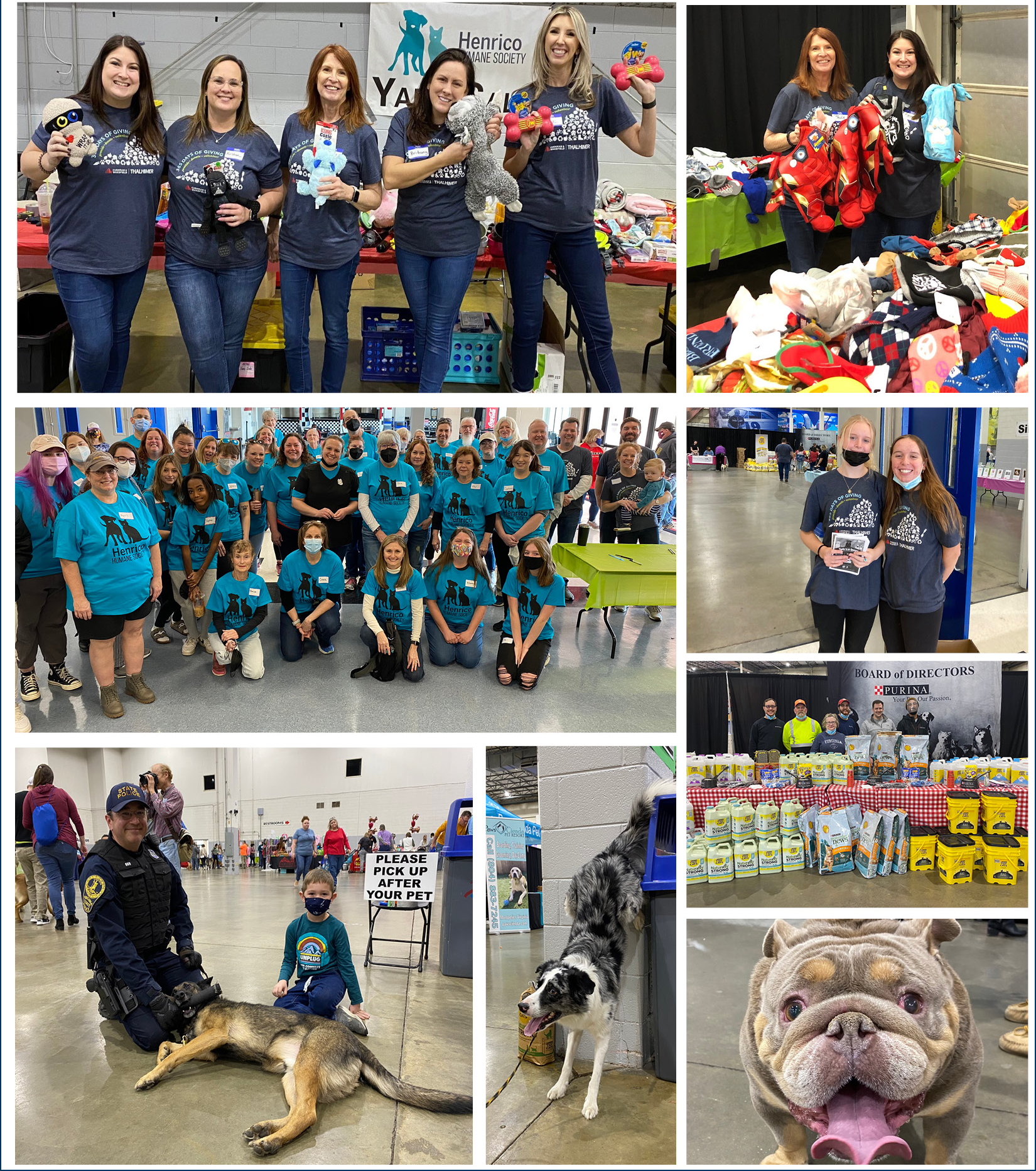 Photo Collage_VolunteerDay_Pet Expo_Feb 11 and 12_2022