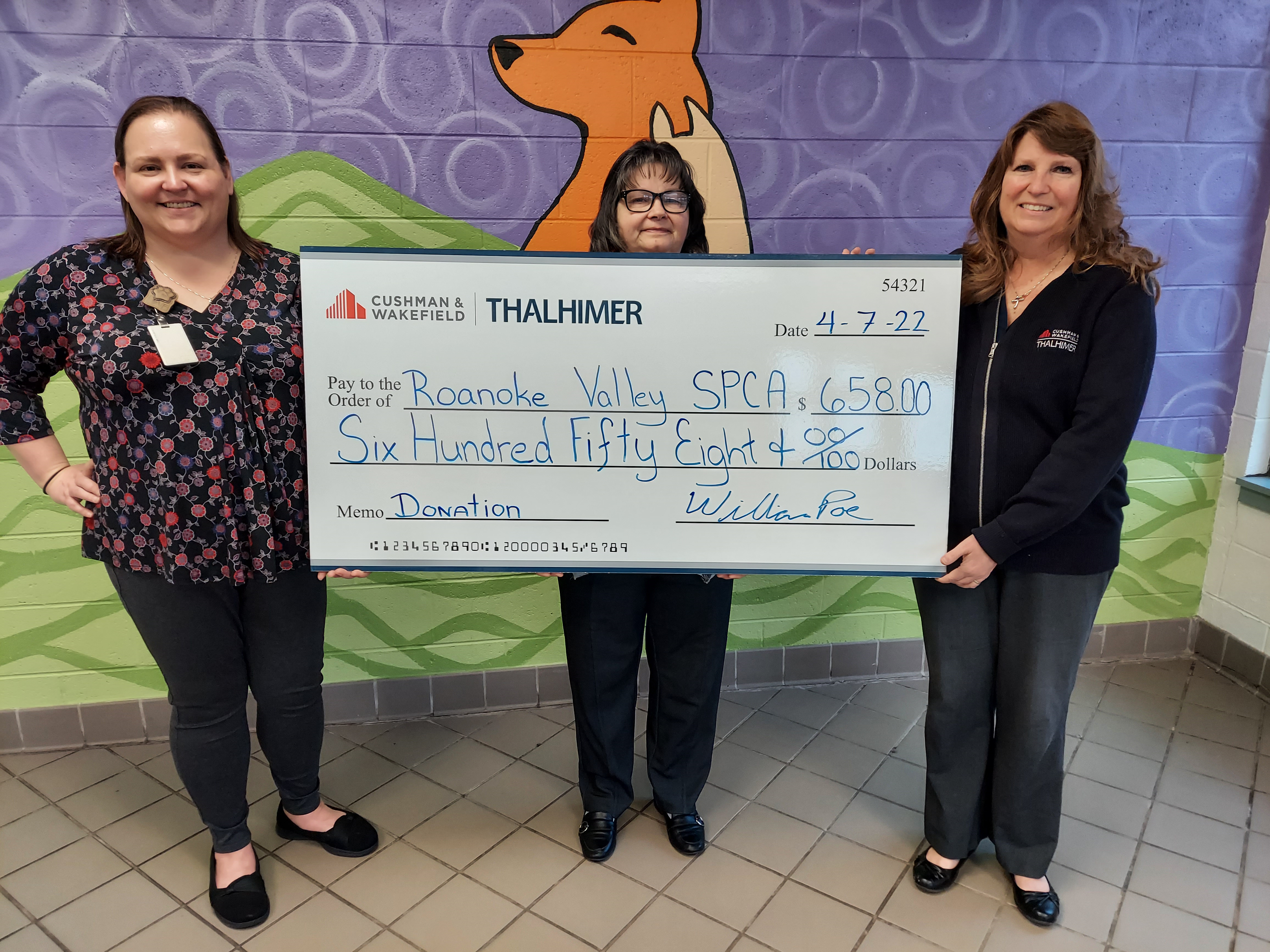 Check presentation_Roanoke Valley SPCA_Q1